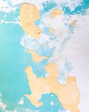 Surface grunge texture of damaged cracked plastered paint wall Stock Photos