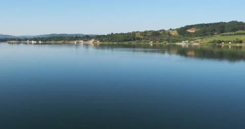 Surface of Lake Gruza Stock Footage 149116155