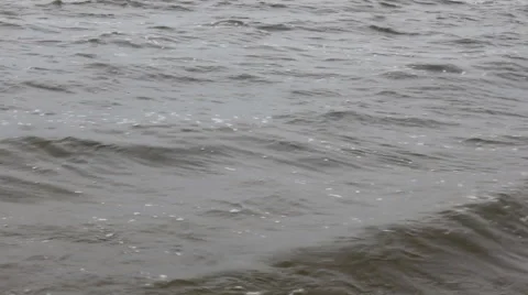Surface of lake with waves 10604 Stock Footage 46173121