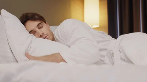 Sleeping In Hotel Stock Footage ~ Royalty Free Stock Videos | Pond5