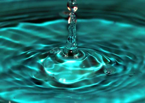 Surface of the liquid Stock Photos