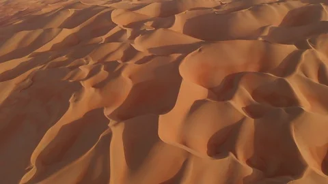 Surface of Liwa desert Stock Footage 98156321