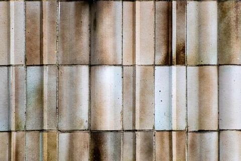 Surface made of coarse ceramic tiles, slick look. 스톡 사진