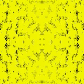 The surface is made of yellow gold with sharp dents and damages. Yellow symmetry Stock Illustration