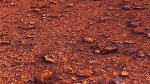 Surface of the Mars planet, Loop 4K footage Stock Footage 240096864