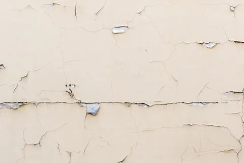Surface material texture of weathered peeling paint on wall background Stock Photos