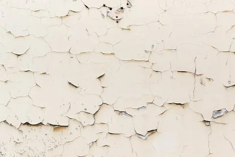 Surface material texture of weathered peeling paint on wall background Stock Photos