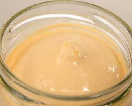 Surface of mayonnaise Stock Photos