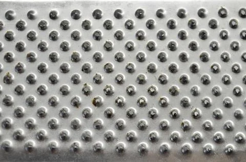 The surface of metal grater for background Stockfoto's