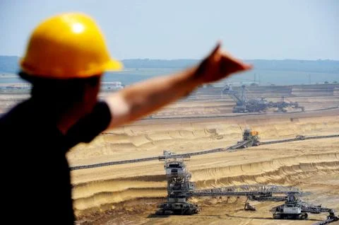 Surface mine Stock Photos