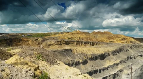 Surface mining timelapse 1 Vídeos de archivo 902770