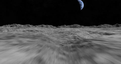 Surface of the Moon (2160p 29.97) Video stock 170196811