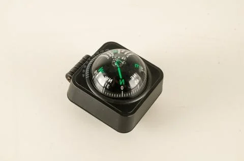 A surface mount liquid-filled compass Stock Photos