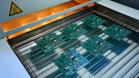 Surface Mount Technology Smt Stock Footage 127536265