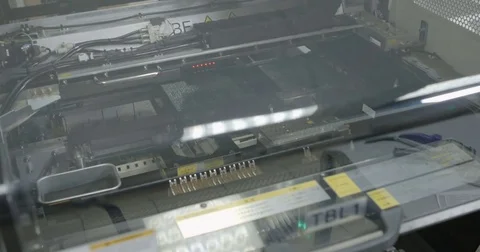Surface Mount Technology (Smt). Machine 库存影片 73501772