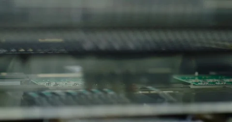 Surface Mount Technology (Smt). Smt line Video stock 73503120