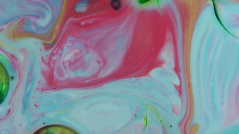 Surface Moving Surface Liquid Paint Background Texture 6 Stock Footage 87733250