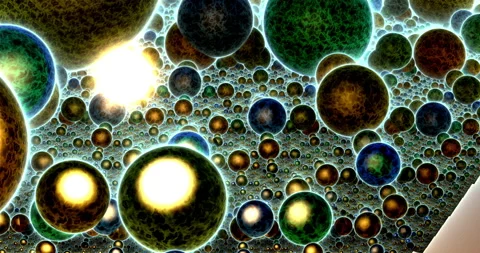 The surface of an multiverse Stock Footage 231796281