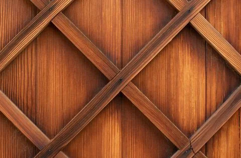 The surface of the old brown wood texture. Wooden background Stock Photos