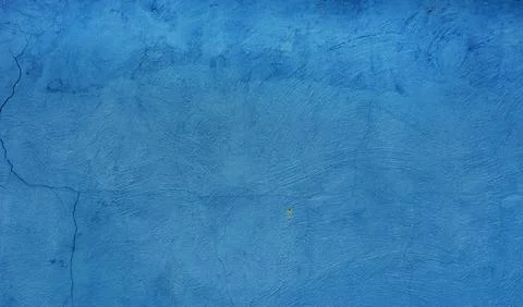 Surface of old damaged blue paint. Stock Photos