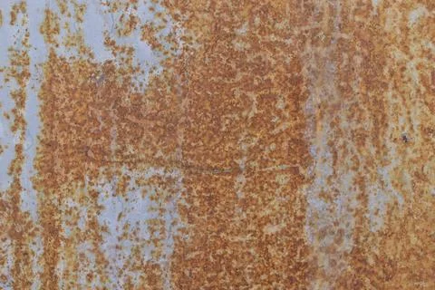 Surface with old paint and rust. Foto stock