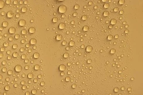 The surface is orange , covered with water droplets , and there is a beauti.. Stock Photos