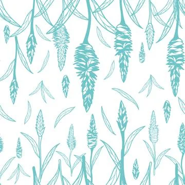 Surface pattern design. Great for retro summer fabric, scrapbooking, gift wra Stock Illustration