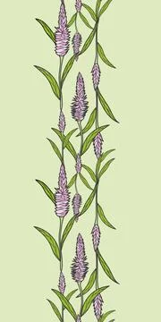 Surface pattern design. Great for retro summer fabric, scrapbooking, gift wra Stock Illustration