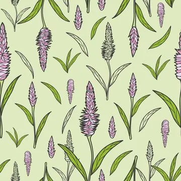 Surface pattern design. Great for retro summer fabric, scrapbooking, gift wra Stock Illustration