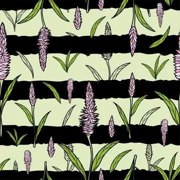 Surface pattern design. Great for retro summer fabric, scrapbooking, gift wra Illustration