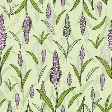 Surface pattern design. Great for retro summer fabric, scrapbooking, gift wra Stock Illustration