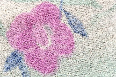 Surface of the patterned fabric. Foto stock