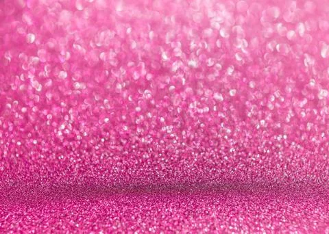 The surface of pink sparkling spangles. Background for glamor Stock Photos