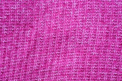 Surface of pink sweater Stock Photos