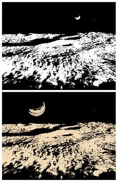 Surface of the planet Stock Illustration