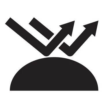 Surface reflection icon on white background. contact lens UV Resistance sign. Stock Illustration