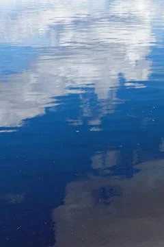 Surface reflection. Stock Photos