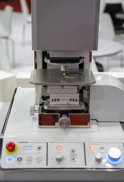 Surface roughness 3D optical microscope Stock Photos