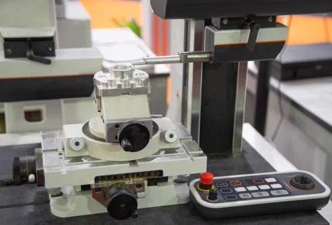 Surface roughness measurement Stock Photos