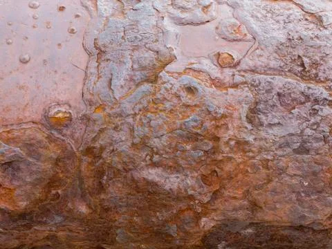 Surface of rusty metal Stock Photos