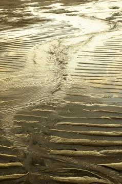 The surface of the sand Stock-Fotos