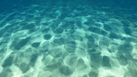 Surface of the sand under water Stock Photos