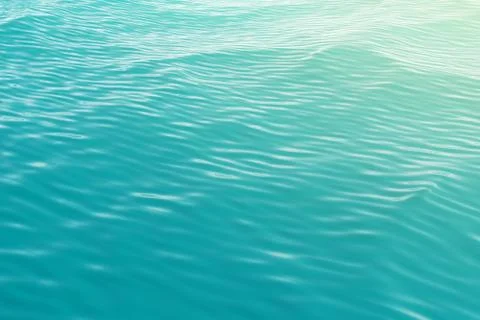 The surface of the sea, ocean view from top with waves. 3d illustration Stock Illustration