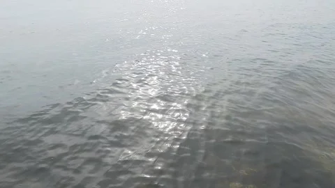 Surface of the sea, slight wave of water Stock-Footage 246850587