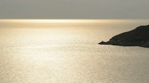 Surface of the sea with sun rays Stock Footage 92601153