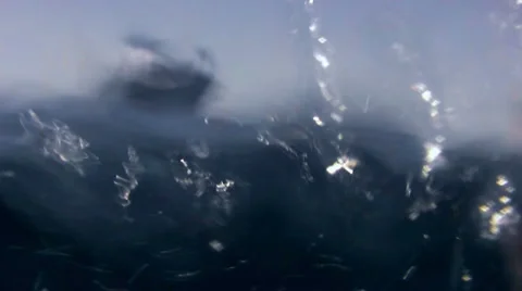 Surface shot of Dive Boat rescue Video stock 1729404