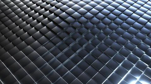 Surface silver cubes Surface silver cubes. Computer generated 3d render Co... Stock Photos