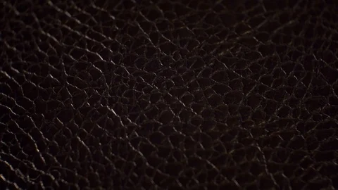 Surface smooth polished textured shiny dark leather. Stock Footage 117989034