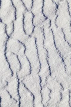 Surface snowdrifts, winter Stock Photos