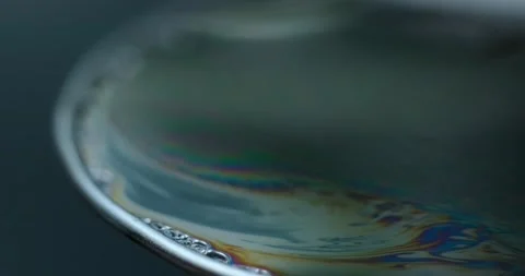 Surface of the soap film Stock Footage 132370119